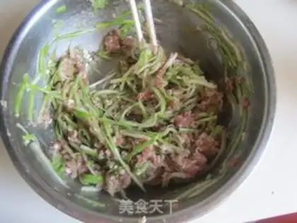 Make Porridge meat buns step 7