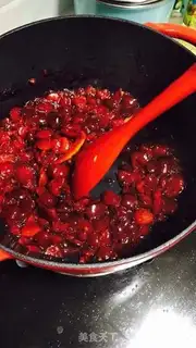Make Cherry pasta step 1