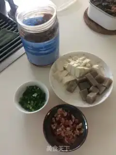 Make Potato tofu soup step 1