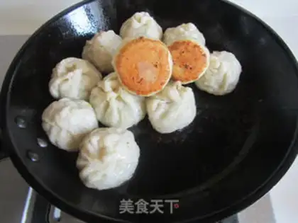 Make Porridge meat buns step 15