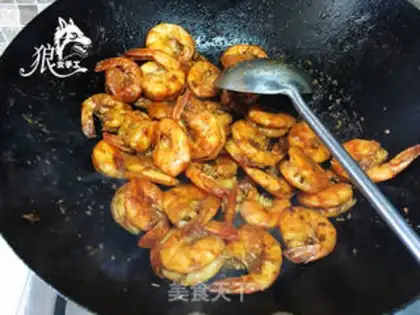Make Garlic shrimp step 5