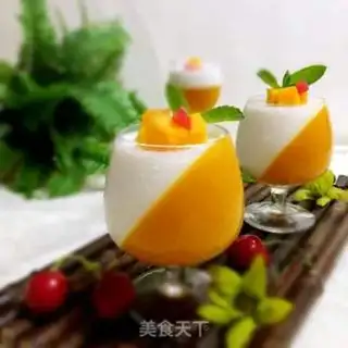 Make Mango yogurt mousse step 12