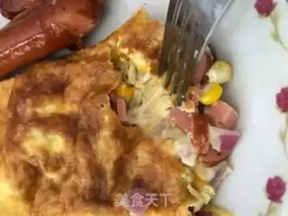 Make American eggs step 0