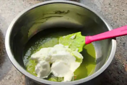Make A tea vortex cake step 8