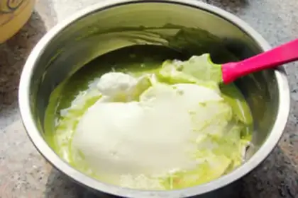 Make A tea vortex cake step 9