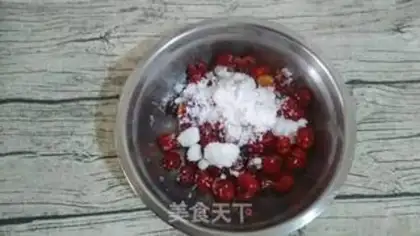 Make Cherry jelly mousse cake step 0