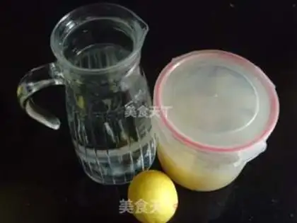 Make Lemon honey tea step 5
