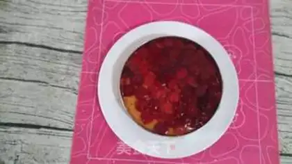 Make Cherry jelly mousse cake step 14