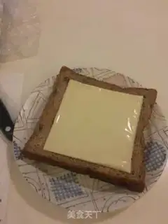 Make Cheese ham sandwich step 4