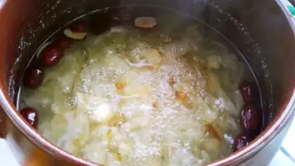 Make Peach gel for porridge step 3