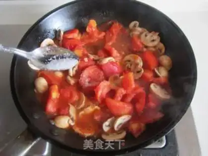 Make Snack of tomatoes and casserole step 5
