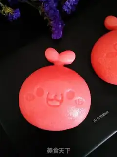 Make Strawberry cartoon pudding step 9