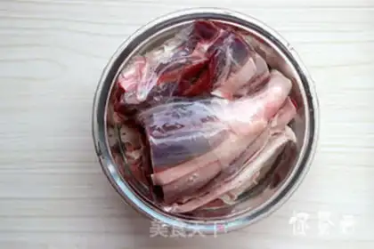 Make Soy beef step 1