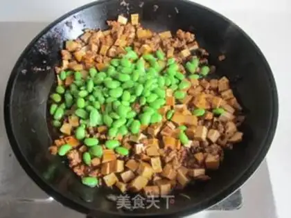 Make Meat-cracked beans step 7