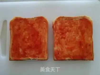 Make Rainbow toast step 1