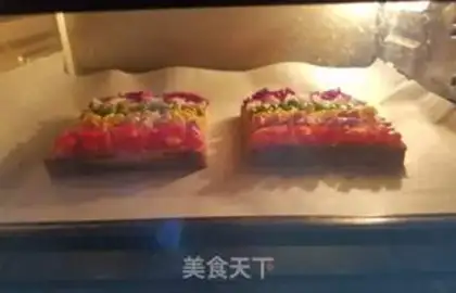 Make Rainbow toast step 4