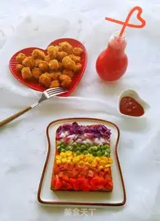 Make Rainbow toast step 6