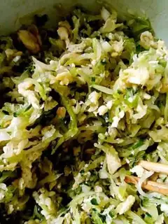 Make Squirt cucumber egg steam step 8