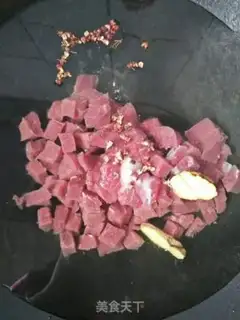 Make Toothpick beef step 0