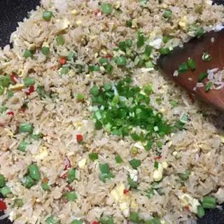 Make Soybean fried rice step 9
