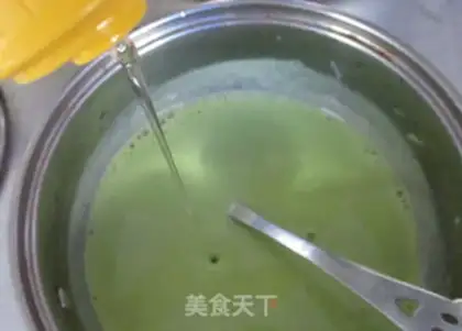 Make Peas mousse cake step 6