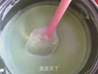 Make Peas mousse cake step 8