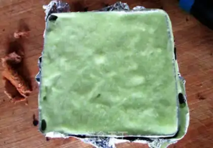 Make Peas mousse cake step 10
