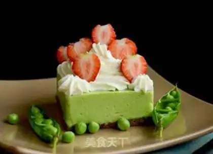 Make Peas mousse cake step 11
