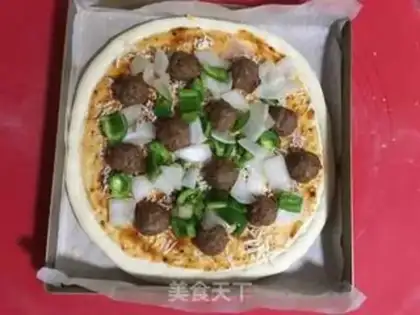 Make Beefball pizza step 6