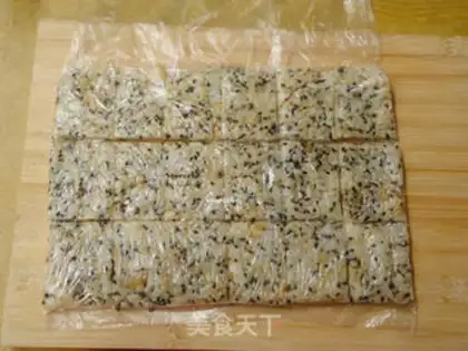 Make Sesame rice cake step 2