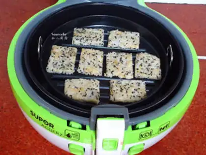 Make Sesame rice cake step 3