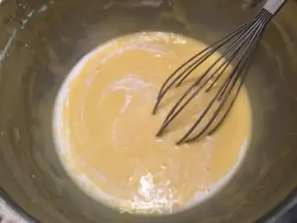 Make Vanilla magic cake step 5