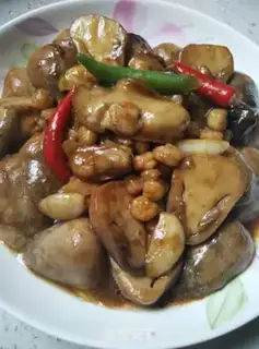 Make Straw mushrooms and prawns step 4