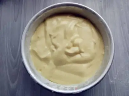 Make Honey-flowing dented cake step 9