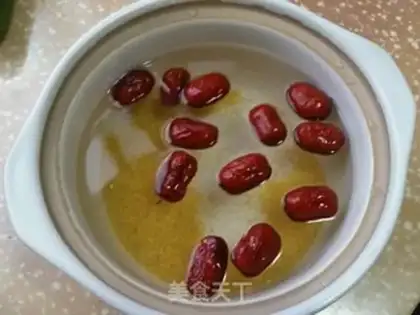 Make Little rice-tree porridge step 1