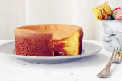 Make Honey-flowing dented cake step 13
