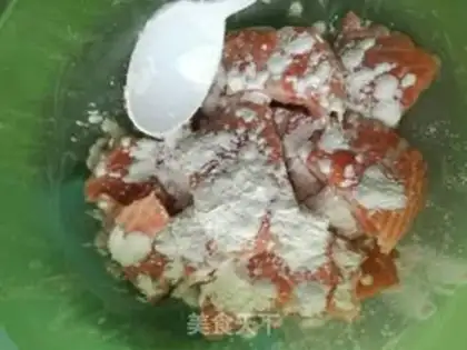 Make Fried salmon bones step 5