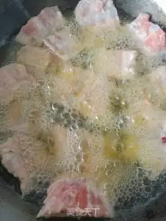 Make Fried salmon bones step 6