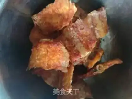 Make Fried salmon bones step 7