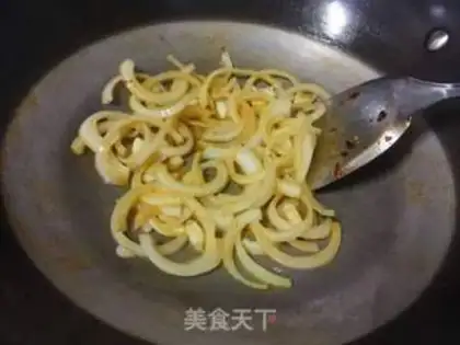 Make Onion chops and cheese step 3
