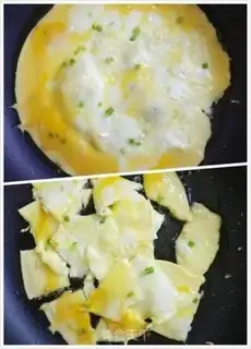 Make Fried guacamole step 1