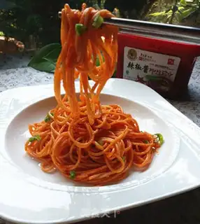 Make Korean chili noodles step 8