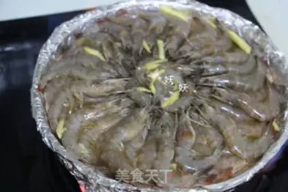 Make Garlic iron shrimp step 5