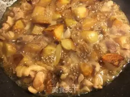 Make Potato chicken step 11