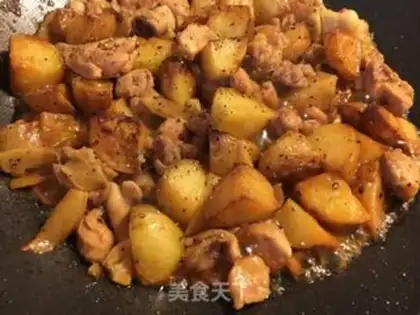 Make Potato chicken step 12