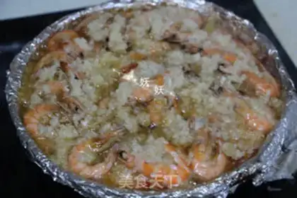 Make Garlic iron shrimp step 7