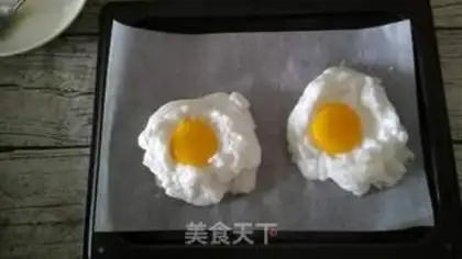 Make Cloud eggs step 8
