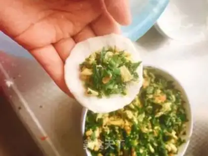 Make Egg dumplings step 2