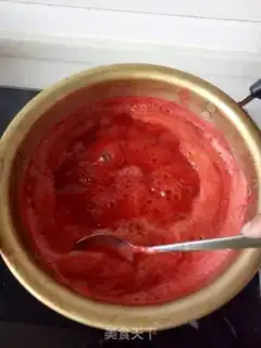 Make Strawberry sauce step 4
