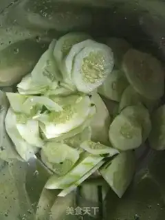 Make cucumber meatmeat step 2
